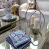 Inspire Me! Home Decor Silver And Gold Detailed Lid Candle- Unscented (6 Styles) Outlet