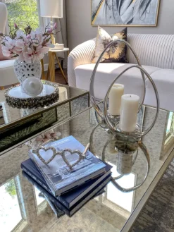 Inspire Me! Home Decor Silver And Gold Detailed Lid Candle- Unscented (6 Styles) Outlet