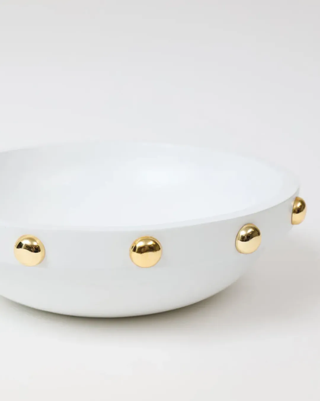 Inspire Me! Home Decor Silver And White Footed Bowl Fashion