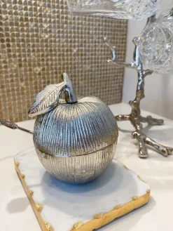 Inspire Me! Home Decor Silver And White 3 Section Serving Bowls Online