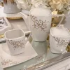 Inspire Me! Home Decor Silver And Gold Apple Shaped Snack Jar (2 Sizes) Hot