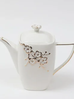 Inspire Me! Home Decor Silver And Gold Apple Shaped Snack Jar (2 Sizes) Hot
