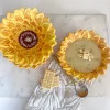 Inspire Me! Home Decor Silver Bowl With Gold Floral Handle Online