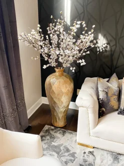 Inspire Me! Home Decor Silver Branch Pedestal Candle Holder (2 Sizes) Best