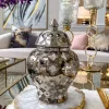 Inspire Me! Home Decor Silver Circle Mirror Tray W/ Circle Feet Fashion