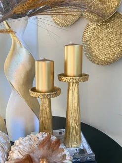 Inspire Me! Home Decor Silver Candle Holder With Leaf Branch Design Online