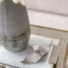 Inspire Me! Home Decor Silver Flower Branch 5 Tealight Candle Holder Hot