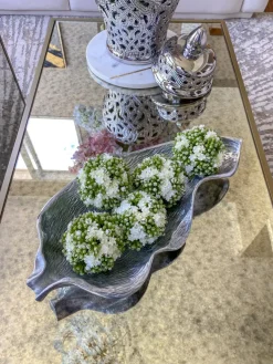 Inspire Me! Home Decor Silver Globe Office Decor Clearance