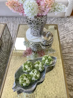 Inspire Me! Home Decor Silver Globe Office Decor Clearance