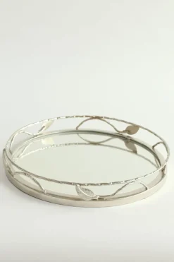Inspire Me! Home Decor Silver Hammered Rectangular Tray Online