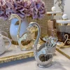 Inspire Me! Home Decor Silver Jar With Lid (2 Sizes) Hot