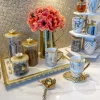 Inspire Me! Home Decor Silver Metal Bowl With Open Hold Handles Clearance