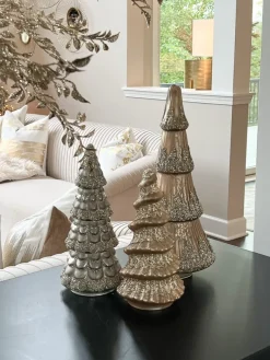 Inspire Me! Home Decor Silver Mercury Tree Gold Sale