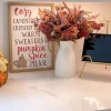 Inspire Me! Home Decor Silver Metallic Floral Orb Discount