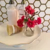 Inspire Me! Home Decor Silver Oval Tray With Gold Floral Handles Outlet