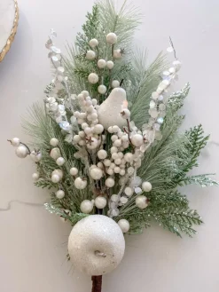 Inspire Me! Home Decor Silver Spiked Stem Floral Stems Clearance