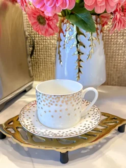 Inspire Me! Home Decor Silver Wavy Design Vase ” From Pops Of Color Home Collection” Hot