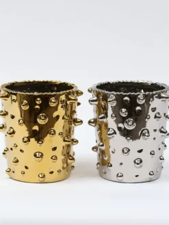 Inspire Me! Home Decor Slim Neck Hammered Texture Vase (3 Sizes) Best