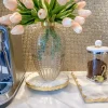 Inspire Me! Home Decor Smoked Stem Vase W/ Textured Detail Discount