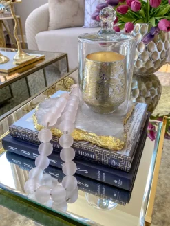 Inspire Me! Home Decor Snack Bowl On Gold Tree Stand With Bird Hot