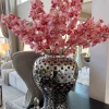 Inspire Me! Home Decor 28″ Snow Sprinkled Peony Stem Pink Discount