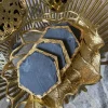 Inspire Me! Home Decor Square Mirror Top Nesting Side Tables Set Of 2 Best