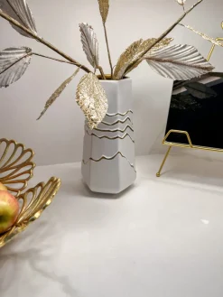 Inspire Me! Home Decor Studded Vase (2 Colors) Gold Outlet