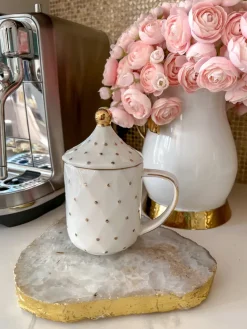 Inspire Me! Home Decor Sugar/Honey Dispenser With Mosaic Handle Discount