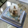 Inspire Me! Home Decor Tall Gold Textured Glass Vase Best