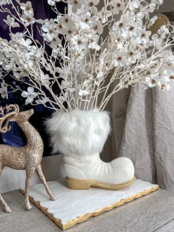 Inspire Me! Home Decor Tall Mercury Glass Tree With Glitter Gold Online
