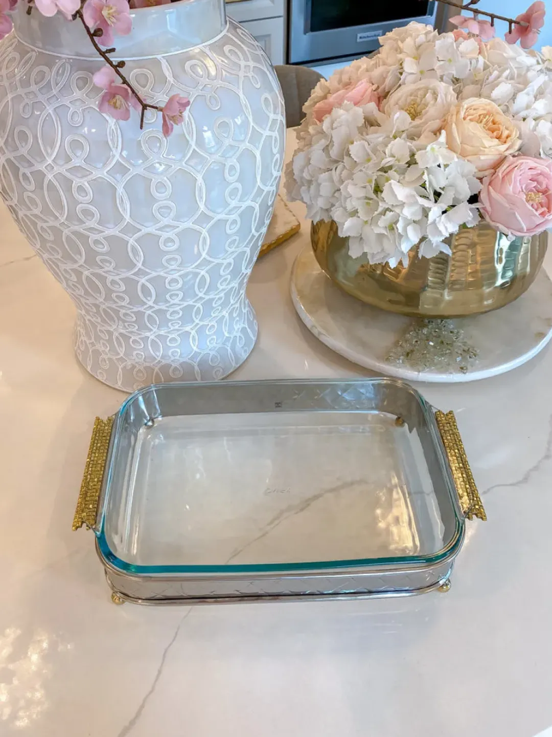 Inspire Me! Home Decor Three Section Clear Apothecary Jars With Lid (2 Sizes) KITCHEN Clearance