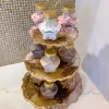 Inspire Me! Home Decor 3-Tiered Resin Cake Stand Discount