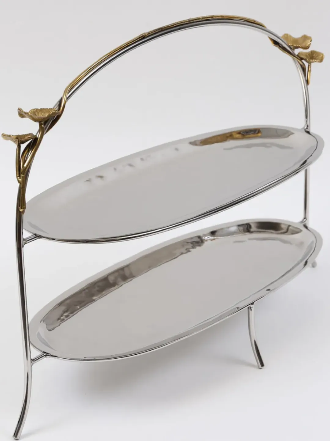 Inspire Me! Home Decor Two Tiered Marble Stand W/ Gold Frame Online