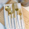 Inspire Me! Home Decor Two-Tiered Gold Leaf Serving Display Hot