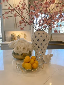 Inspire Me! Home Decor Vase With Vertical Cut Out Design And Glass Insert (2 Colors) Best