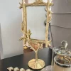 Inspire Me! Home Decor WALL ART & MIRRORS Floral Painting Wall Art W/ Gold Details Hot