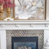 Inspire Me! Home Decor WALL ART & MIRRORS Gold And White Swirl Wall Art Outlet