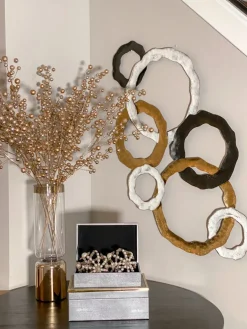 Inspire Me! Home Decor WALL ART & MIRRORS Gold Branch Design Table Mirror Best