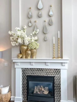 Inspire Me! Home Decor WALL ART & MIRRORS Golden Circles Wall Art Clearance