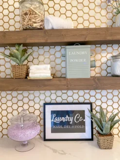 Inspire Me! Home Decor WALL ART & MIRRORS Coffee Bar Wood Sign Clearance