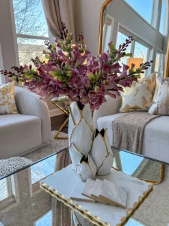 Inspire Me! Home Decor Waterfall Cherry Blossom Stem Hot