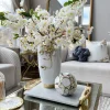 Inspire Me! Home Decor Wavy Glass Bowl W/ Gold Trim Sale