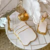 Inspire Me! Home Decor White And Gold Candleholders (2 Sizes) Online
