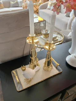 Inspire Me! Home Decor White And Gold Flatware Set Clearance