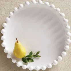 Inspire Me! Home Decor White And Gold Ombre Dinner Set New
