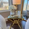 Inspire Me! Home Decor White And Gold Star Dimensional Vase Online