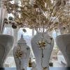 Inspire Me! Home Decor White And Gold Animal Print Ginger Jar (2 Sizes) Ginger Jars Sale