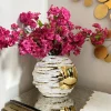 Inspire Me! Home Decor White And Gold Striped Bowl Hot
