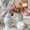 Inspire Me! Home Decor White And Gold Scalloped Bowl New