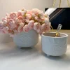 Inspire Me! Home Decor White Beaded Ginger Jar Hot